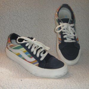 Vans Sk8 Reissue Retro Striped Low Top Shoes